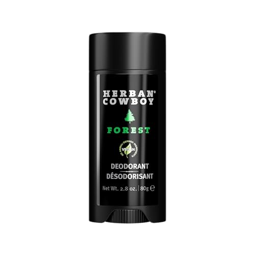 Herban Cowboy Forest Aloe Infused Deodorant, Cedar, Mandarin and Black Pepper, 2.8 oz