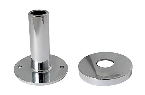 Keeney PEX Stub-Out Support and Cover, Chrome