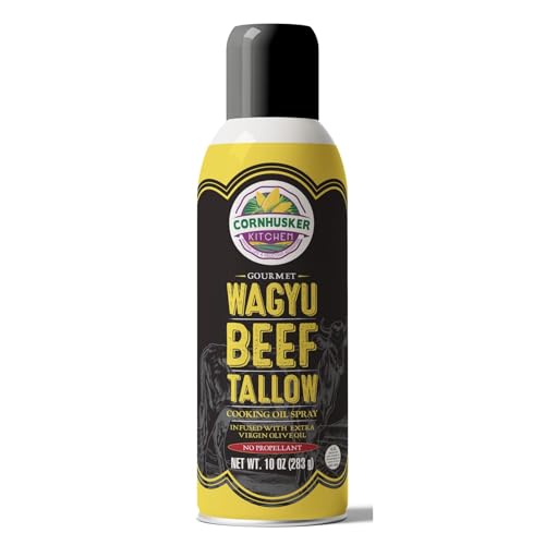 Cornhusker Kitchen Wagyu Beef Tallow Cooking Spray, 10 oz