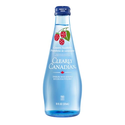 Clearly Canadian Country Raspberry Sparkling Water, 11 fl oz