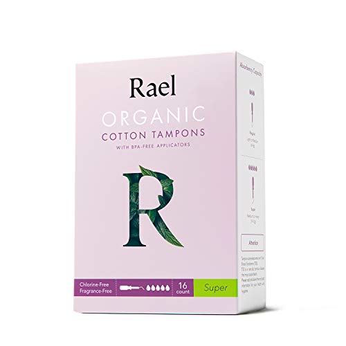 Tampons Made with Organic Cotton, Super