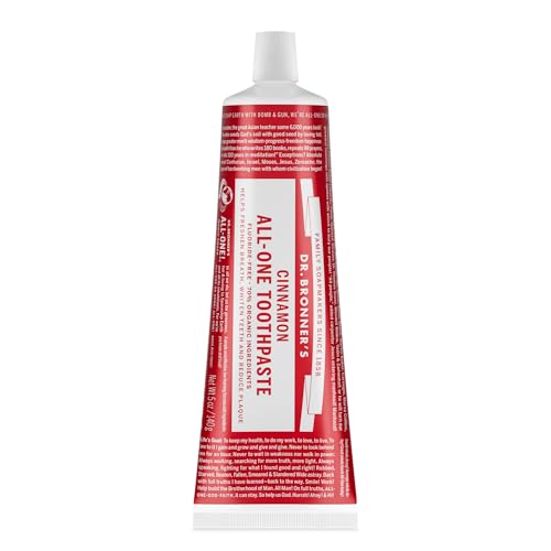 Dr. Bronner's Fluoride-Free Toothpaste, Cinnamon, 5 oz