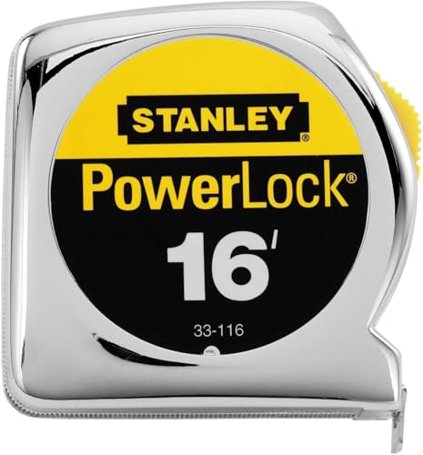 Stanley PowerLock Professional Tape Measure, 3/4 in x 16 ft