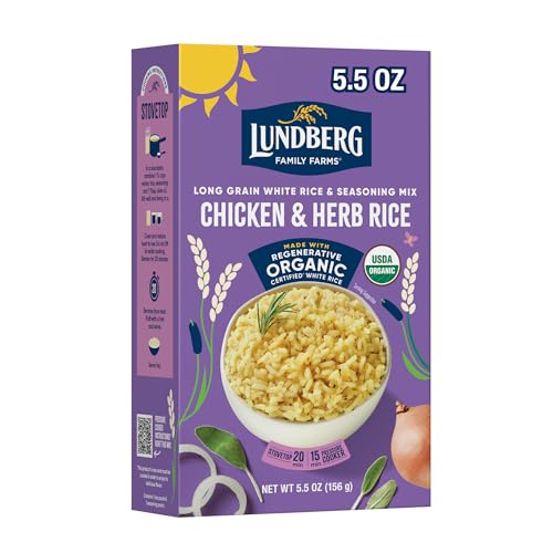 Lundberg Organic Chicken and Herb Seasoned Rice, 5.5 oz
