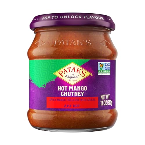 Patak's Hot Mango Chutney, 12 oz