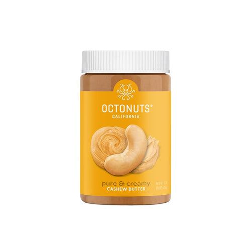Octonuts Creamy Cashew Butter, No Added Salt or Sugar, 16 oz