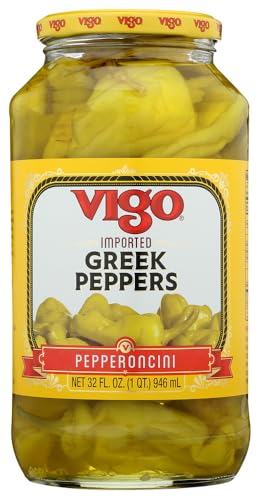 Vigo Greek Peppers, 32 oz