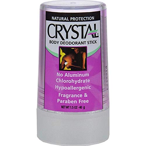 Crystal Body Deodorant Travel Stick, Unscented, 1.5 oz (Pack of 5)