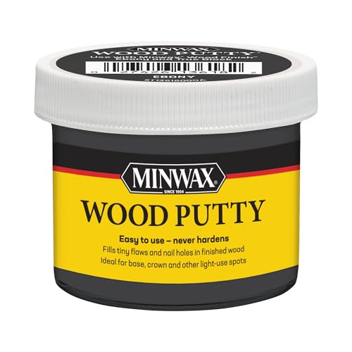 Minwax Wood Putty, Ebony, 3.75 oz