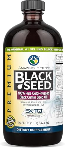 Amazing Herbs Black Seed Oil Liquid, 16 fl oz