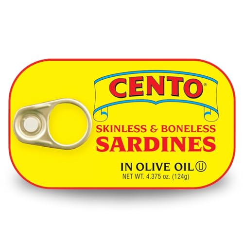 Cento Skinless and Boneless Sardines in Olive Oil, 4.375 oz