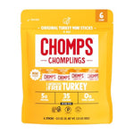 Chomps Original Turkey Chomplings Snack Sticks, 6 Count