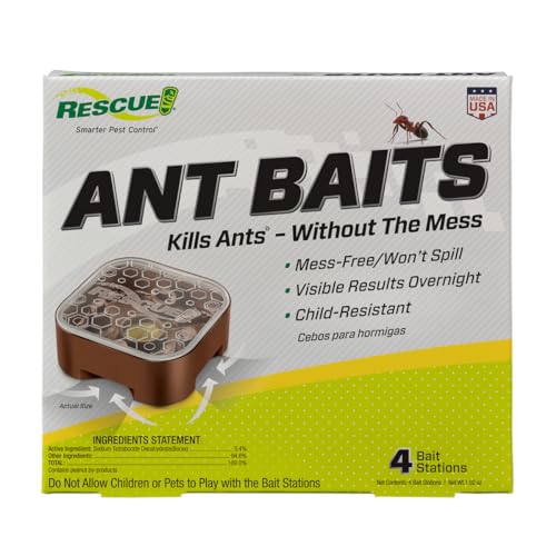 Rescue Ant Baits, 4 Bait Stations