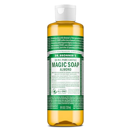 Dr. Bronner's Almond Pure-Castile Liquid Soap, 8 oz