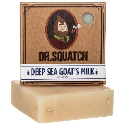 Dr. Squatch Deep Sea Goat's Milk Bar Soap, Medium Grit
