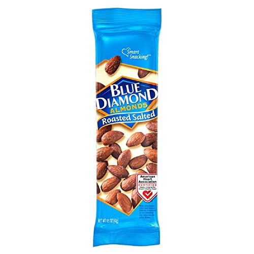 Blue Diamond Roasted Salted Almonds, 1.5 oz (Pack of 12)