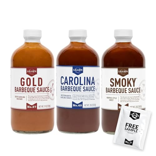 Lillie's Q Barbeque Sauce Variety Pack (Pack of 3)