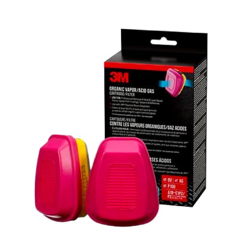 3M Multi-Purpose Respirator Replacement Cartridges, 60923H1-DC (1 Pair)