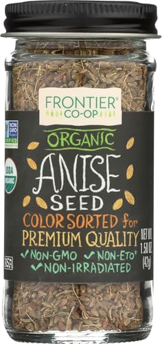 Frontier Co-op Organic Whole Anise Seed, 1.5 oz