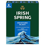 Irish Spring Moisture Blast Bar Soap, 3.75 oz (8 Count)