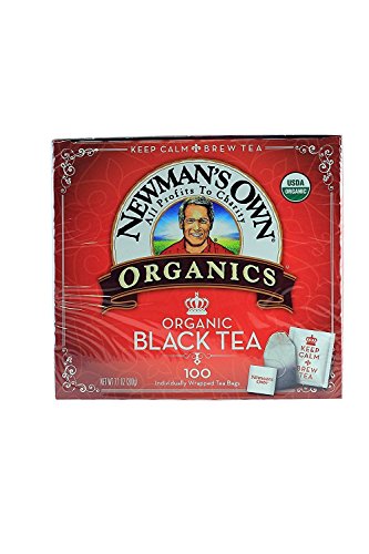 Newman's Own Organics Black Tea, 100 Bags