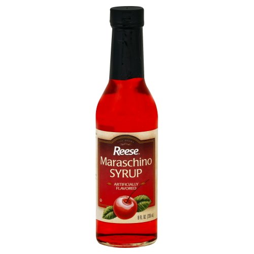Reese Maraschino Syrup, 8 oz Bottle (Pack of 6)
