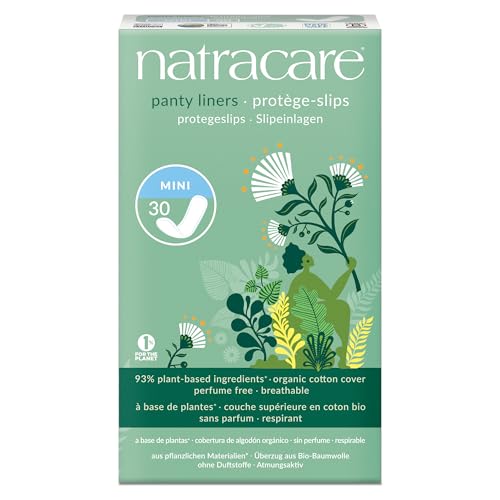Natracare Mini Pant Liners, Unscented (Pack of 30)
