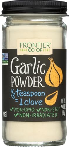 Frontier Garlic Powder, 2.4 oz Bottle