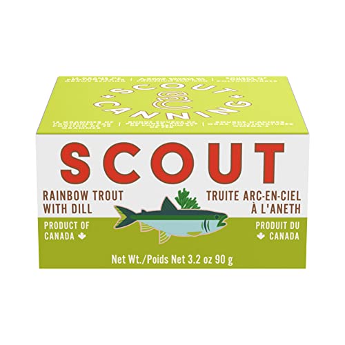 Scout Rainbow Trout with Dill, 90 g Tin