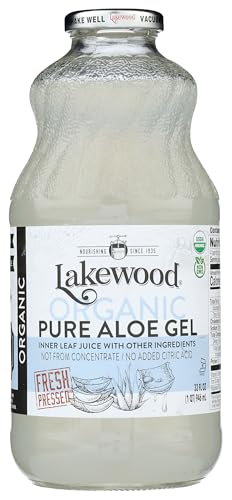 Lakewood Organic Aloe Vera Gel Juice, 32 oz