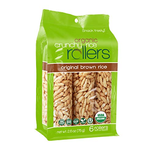 Crunchy Rollers Organic Original Brown Rice Rollers, 2.6 oz (6 Count)