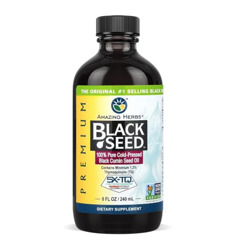 Amazing Herbs Black Seed Oil Liquid, 8 fl oz