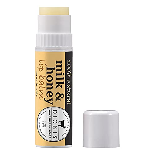 Dionis Goat Milk Skincare Milk and Honey Scented Lip Balm, 0.28 oz