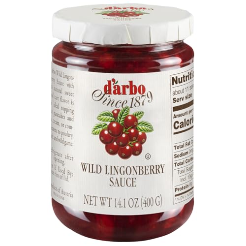 D'Arbo Wild Lingonberry Sauce, 14.1 oz