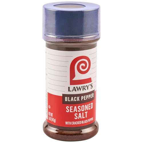 Lawry's Black Pepper Seasoned Salt, 5 oz