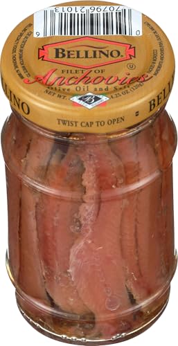 Bellino Anchovy Fillets, 4.25 oz