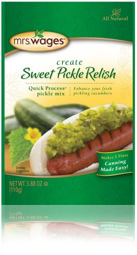 Mrs. Wages Sweet Pickle Relish Mix, 3.9 oz (Pack of 6)