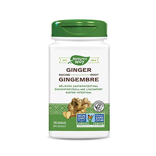 Nature's Way Premium Herbal Ginger Root, 1,100 mg per Serving, 100 Count