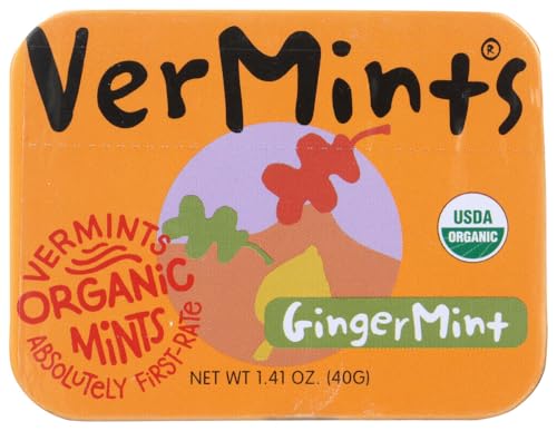 Vermints All Natural Breath Mints, GingerMint, 1.41 oz