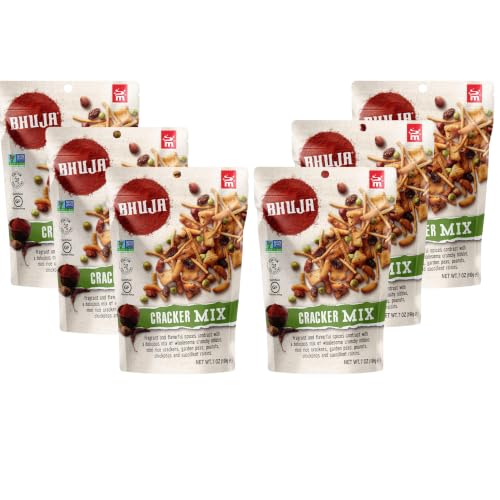 Bhuja Cracker Mix, 7 oz (Pack of 6)