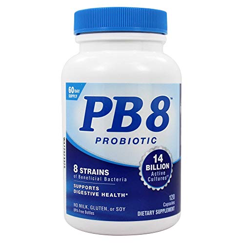 Nutrition Now PB 8 Pro-Biotic Acidophilus, 120 Capsules (Pack of 2)