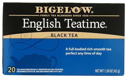 Bigelow English Teatime Tea, 20 Count (Pack of 3)
