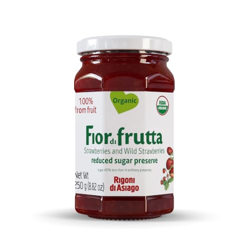 Rigoni di Asiago Fiordifrutta Organic Strawberry Fruit Spread, 8.82 oz