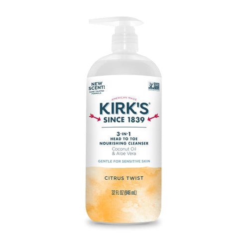 Kirk's Citrus Twist 3-in-1 Nourishing Cleanser, 32 fl oz