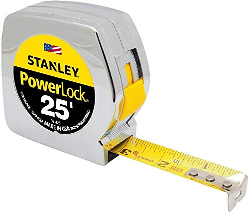 PowerLock Tape Measure, 1 in x 25 ft (Pack of 4)