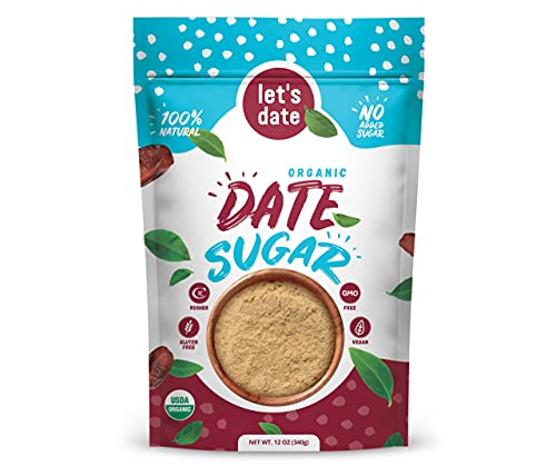 Let's Date Organic Date Sugar, 12 oz
