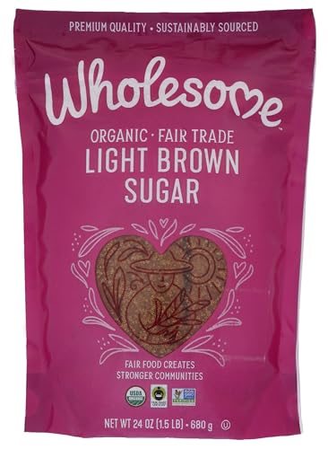 Wholesome Sweeteners Organic Light Brown Sugar, 24 oz