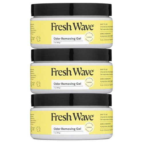 Fresh Wave Lemon Odor Eliminator Gel, 7 oz (Pack of 3)