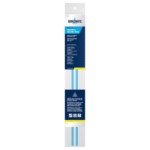 Bernzomatic NS3 Nickel-Silver Flux Coated Brazing Rods, 2-Piece