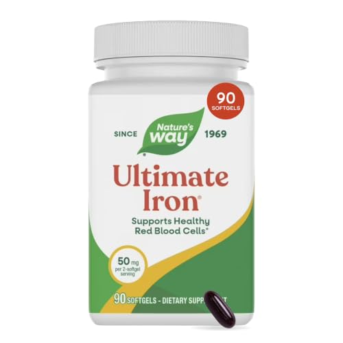Nature's Way Ultimate Iron, 50 mg, 90 Softgels